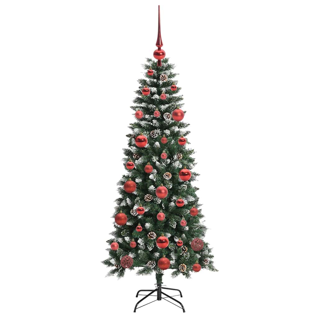 Artificial Christmas Tree with 150 LEDs with Stand Green 150 cm