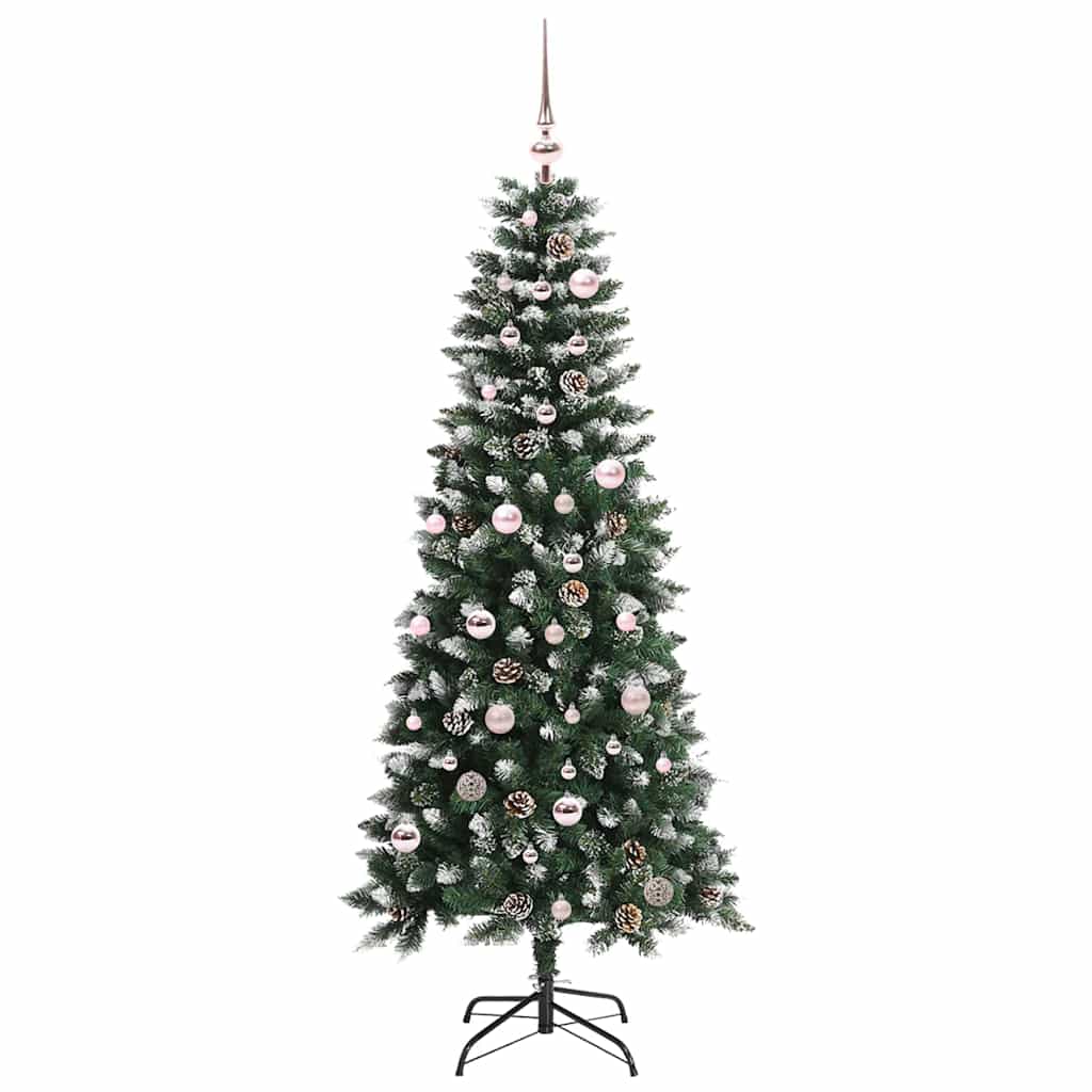 Artificial Christmas Tree with 150 LEDs with Stand Green 150 cm
