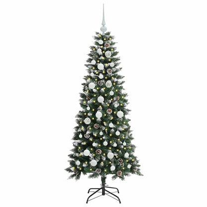 Artificial Christmas Tree with 150 LEDs with Stand Green 150 cm