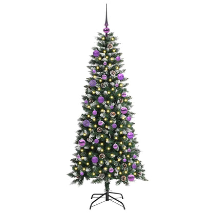 Artificial Christmas Tree with 150 LEDs with Stand Green 150 cm