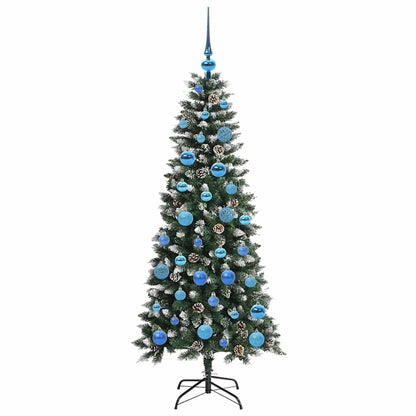 Artificial Christmas Tree with 150 LEDs with Stand Green 150 cm