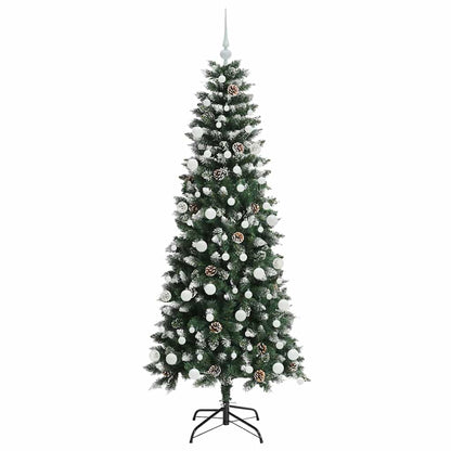Artificial Christmas Tree with 300 LEDs with Stand Green 180 cm