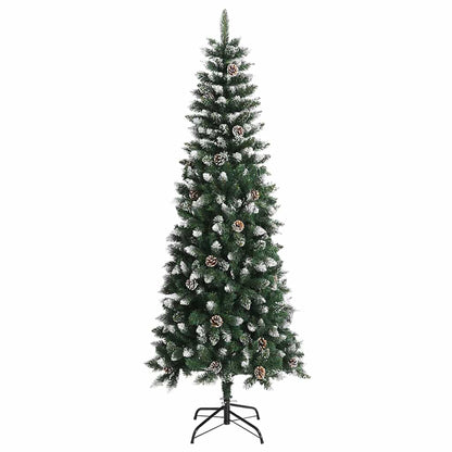 Artificial Christmas Tree with 300 LEDs with Stand Green 240 cm