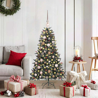 Artificial Christmas Tree with 150 LEDs with Stand Green 120 cm