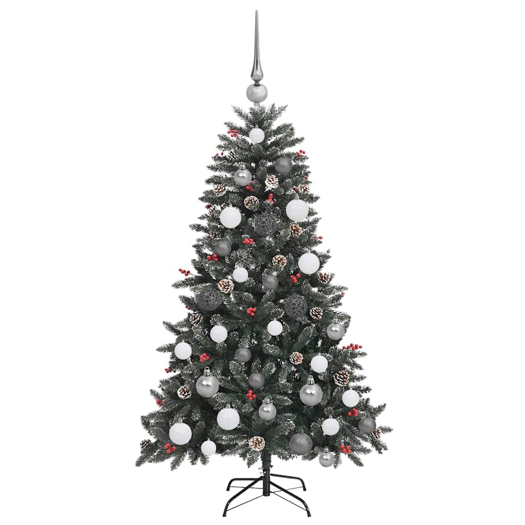 Artificial Christmas Tree with 150 LEDs with Stand Green 120 cm