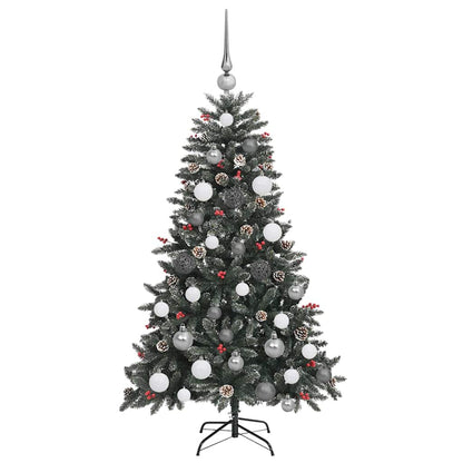 Artificial Christmas Tree with 150 LEDs with Stand Green 120 cm
