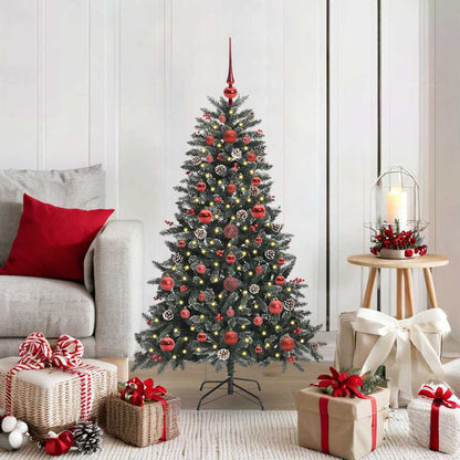 Artificial Christmas Tree with 150 LEDs with Stand Green 120 cm