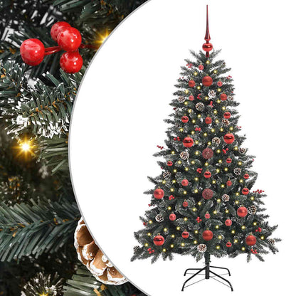 Artificial Christmas Tree with 150 LEDs with Stand Green 120 cm