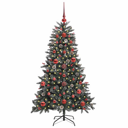 Artificial Christmas Tree with 150 LEDs with Stand Green 120 cm