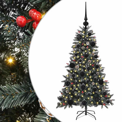 Artificial Christmas Tree with 150 LEDs with Stand Green 120 cm