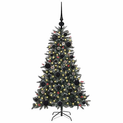 Artificial Christmas Tree with 150 LEDs with Stand Green 120 cm