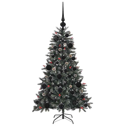 Artificial Christmas Tree with 150 LEDs with Stand Green 120 cm