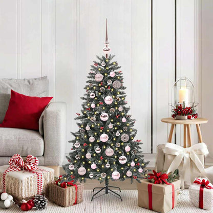 Artificial Christmas Tree with 150 LEDs with Stand Green 120 cm
