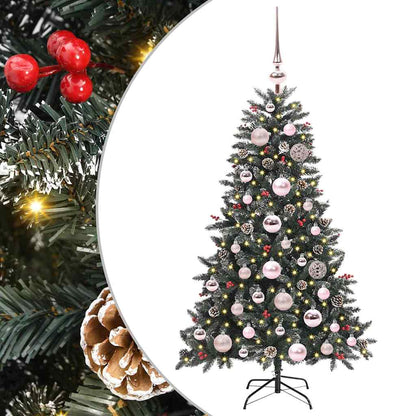 Artificial Christmas Tree with 150 LEDs with Stand Green 120 cm