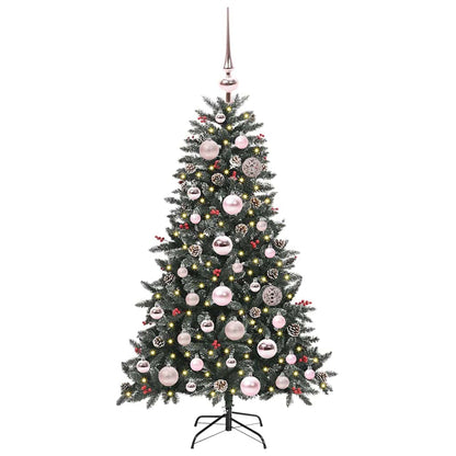 Artificial Christmas Tree with 150 LEDs with Stand Green 120 cm