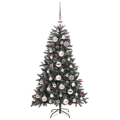 Artificial Christmas Tree with 150 LEDs with Stand Green 120 cm