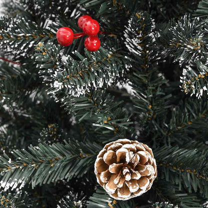 Artificial Christmas Tree with 150 LEDs with Stand Green 120 cm