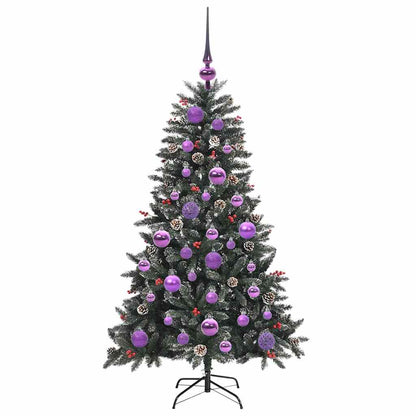 Artificial Christmas Tree with 150 LEDs with Stand Green 120 cm