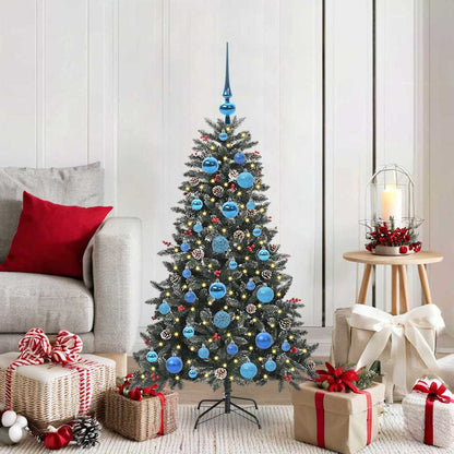 Artificial Christmas Tree with 150 LEDs with Stand Green 120 cm