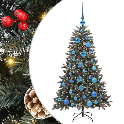 Artificial Christmas Tree with 150 LEDs with Stand Green 120 cm