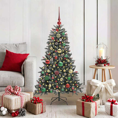 Artificial Christmas Tree with 150 LEDs with Stand Green 120 cm