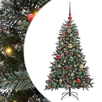 Artificial Christmas Tree with 150 LEDs with Stand Green 120 cm