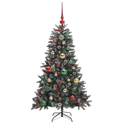 Artificial Christmas Tree with 150 LEDs with Stand Green 120 cm