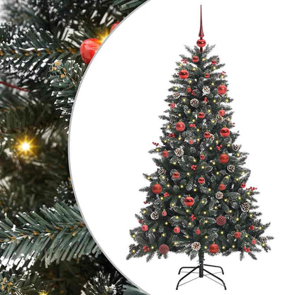 Artificial Christmas Tree with 150 LEDs with Stand Green 150 cm
