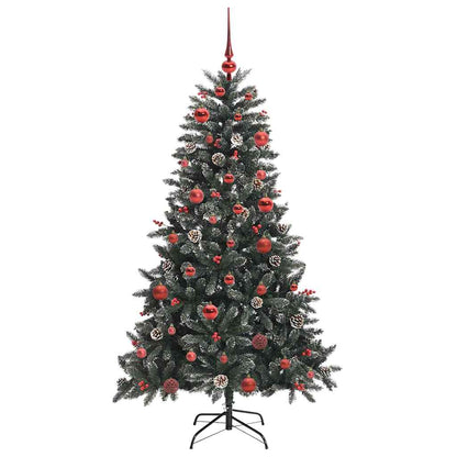 Artificial Christmas Tree with 150 LEDs with Stand Green 150 cm