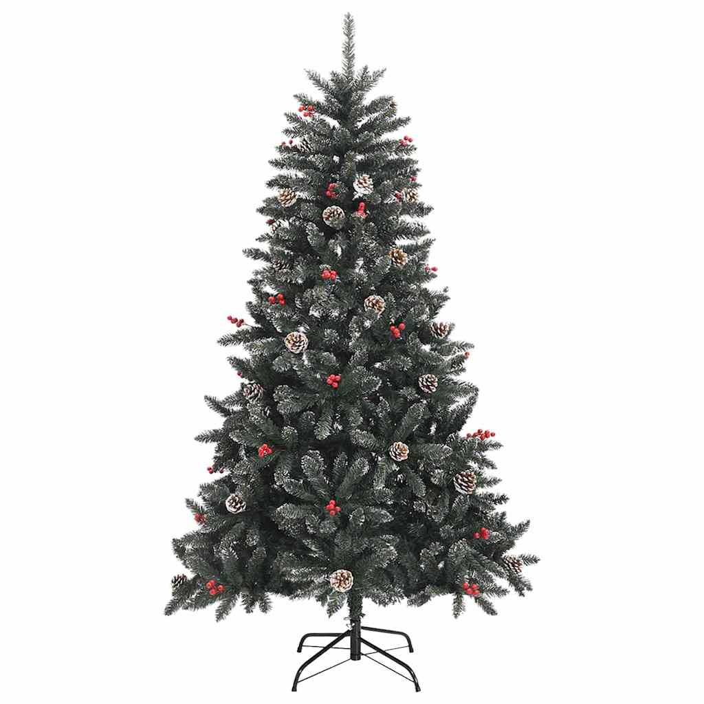 Artificial Christmas Tree with 150 LEDs with Stand Green 150 cm