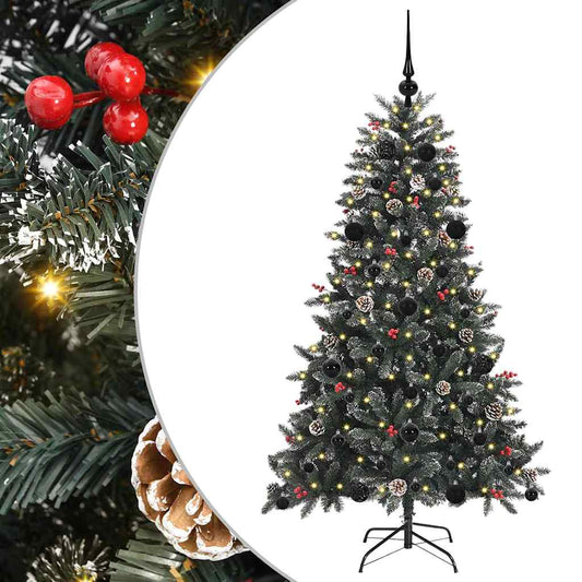 Artificial Christmas Tree with 150 LEDs with Stand Green 150 cm
