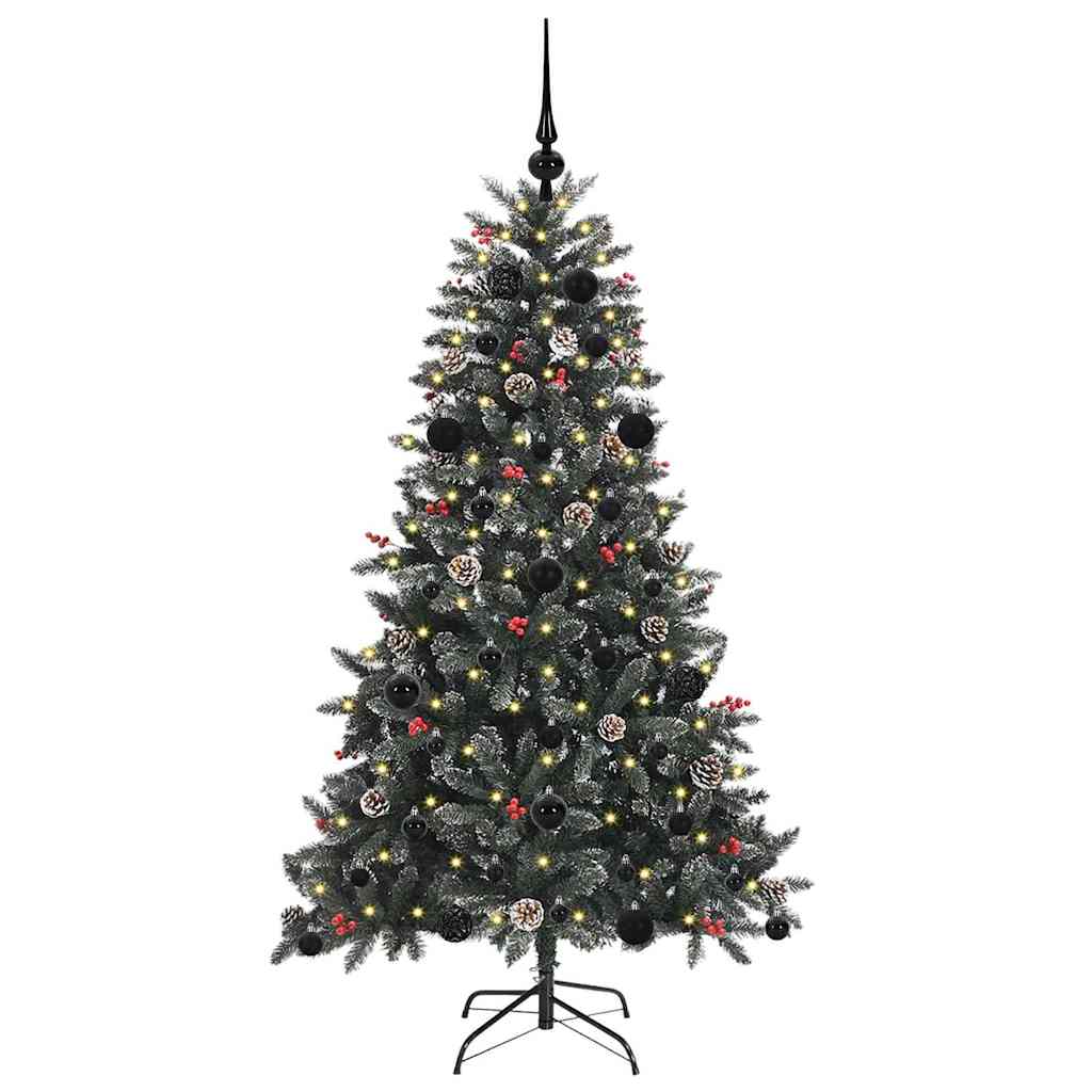 Artificial Christmas Tree with 150 LEDs with Stand Green 150 cm