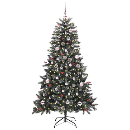 Artificial Christmas Tree with 150 LEDs with Stand Green 150 cm