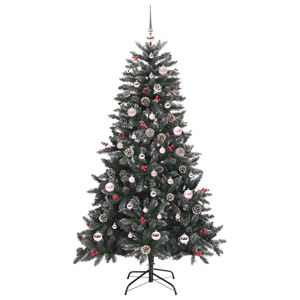 Artificial Christmas Tree with 150 LEDs with Stand Green 150 cm