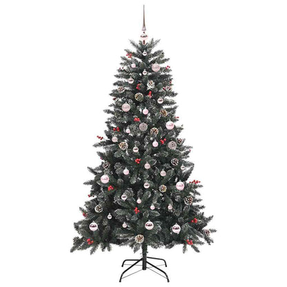 Artificial Christmas Tree with 150 LEDs with Stand Green 150 cm