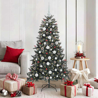 Artificial Christmas Tree with 150 LEDs with Stand Green 150 cm