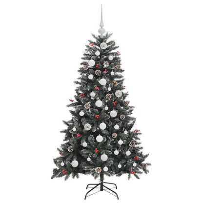 Artificial Christmas Tree with 150 LEDs with Stand Green 150 cm