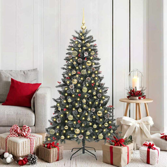Artificial Christmas Tree with 150 LEDs with Stand Green 150 cm