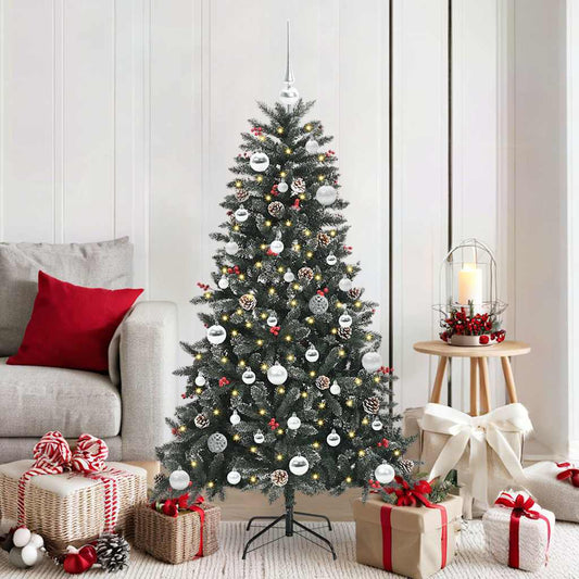 Artificial Christmas Tree with 150 LEDs with Stand Green 150 cm