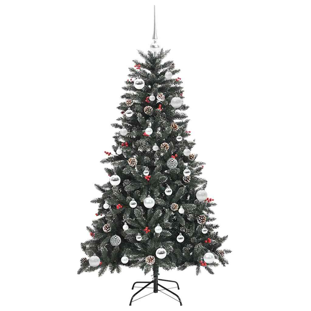 Artificial Christmas Tree with 150 LEDs with Stand Green 150 cm