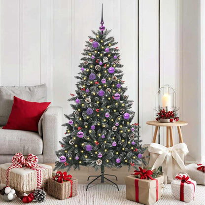 Artificial Christmas Tree with 150 LEDs with Stand Green 150 cm