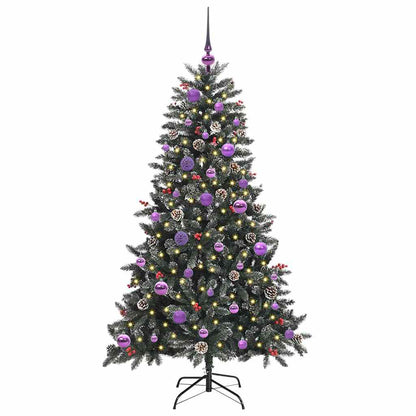 Artificial Christmas Tree with 150 LEDs with Stand Green 150 cm