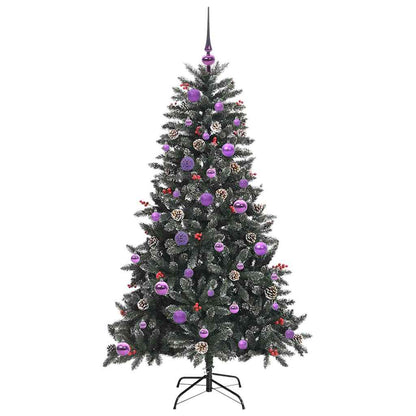 Artificial Christmas Tree with 150 LEDs with Stand Green 150 cm