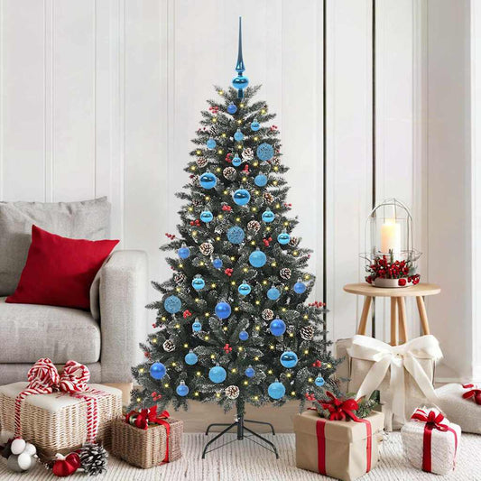 Artificial Christmas Tree with 150 LEDs with Stand Green 150 cm