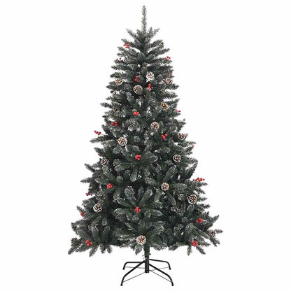 Artificial Christmas Tree with 150 LEDs with Stand Green 150 cm