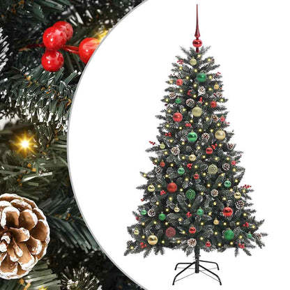 Artificial Christmas Tree with 150 LEDs with Stand Green 150 cm