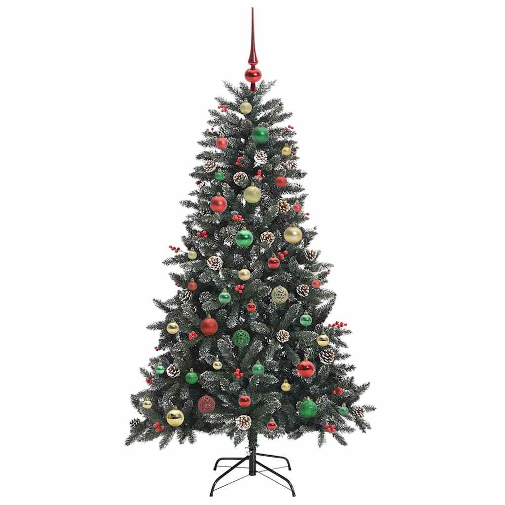 Artificial Christmas Tree with 150 LEDs with Stand Green 150 cm
