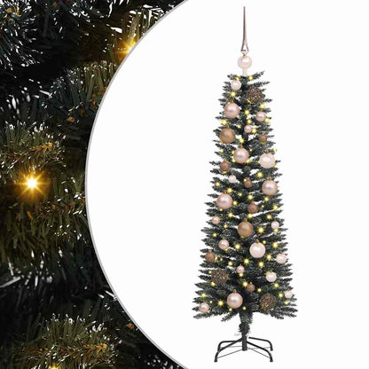 Artificial Christmas Tree with 150 LEDs with Stand Green 120 cm