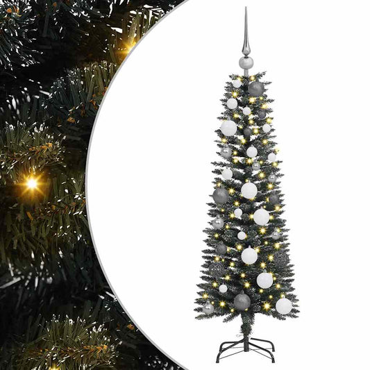 Artificial Christmas Tree with 150 LEDs with Stand Green 120 cm