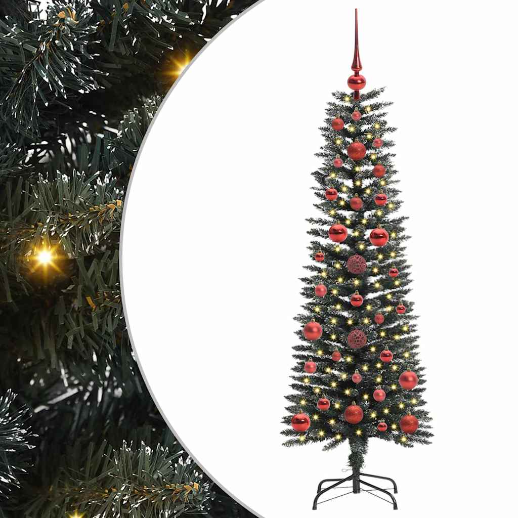 Artificial Christmas Tree with 150 LEDs with Stand Green 120 cm